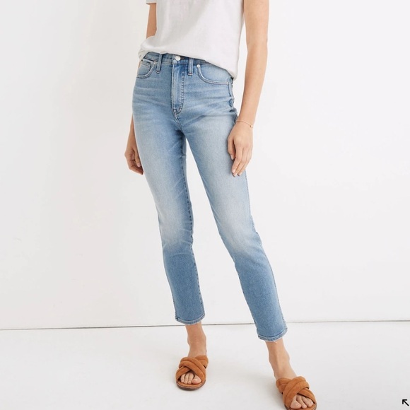 Madewell Denim - Madewell 10" High-Rise Skinny Crop Jeans in Horne Wash